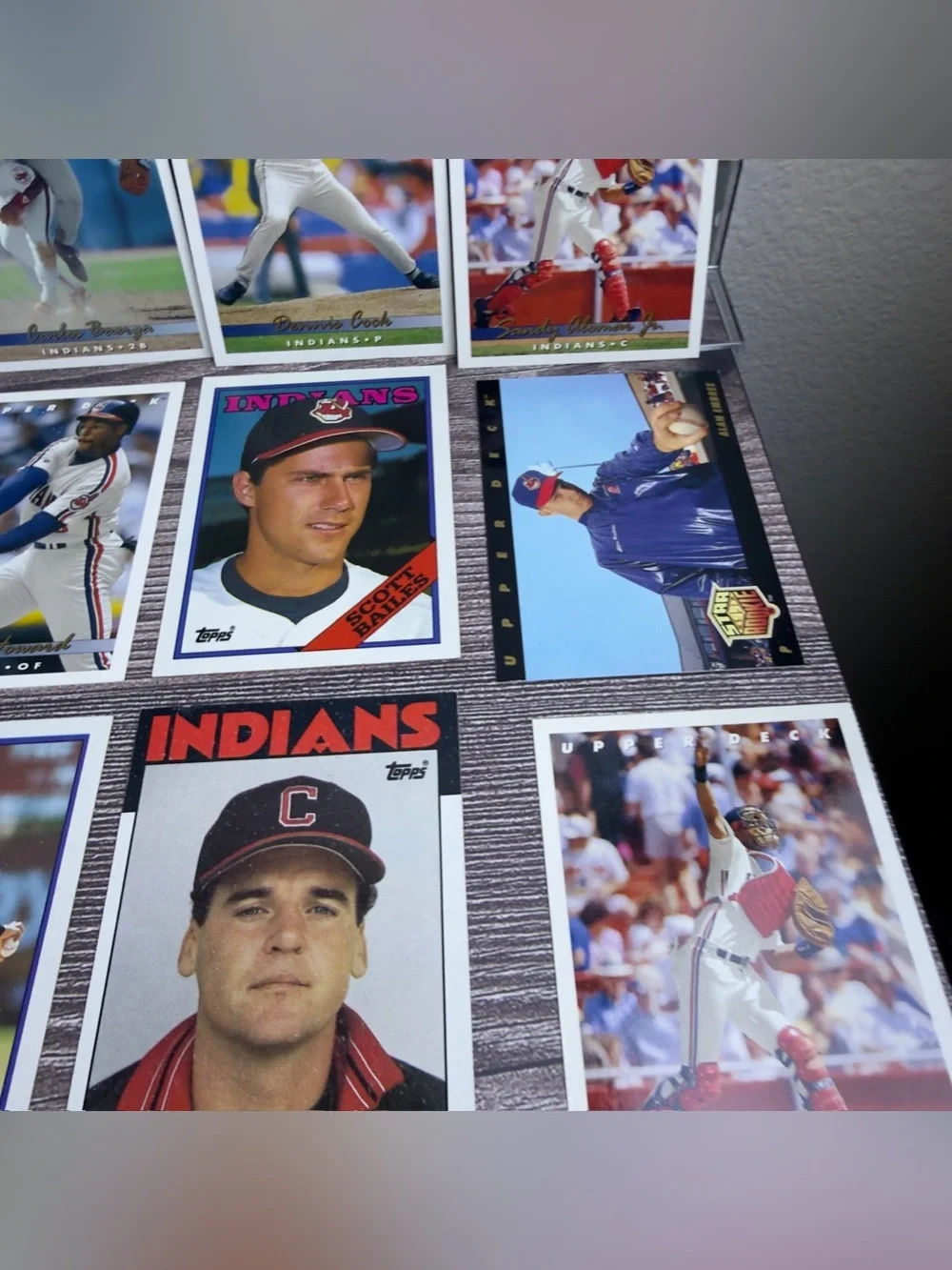 Cleveland Indians Baseball Card Lot (22) Upper Deck Topps Joe Carter